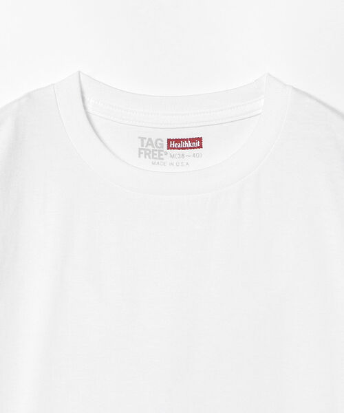 Healthknit(ヘルスニット)の「Healthknit / USA製 2PACK Tee(Tシャツ/カットソー・メンズ・ホワイト・SMALL/X-LARGE/MEDIUM/LARGE)」の3枚目の写真