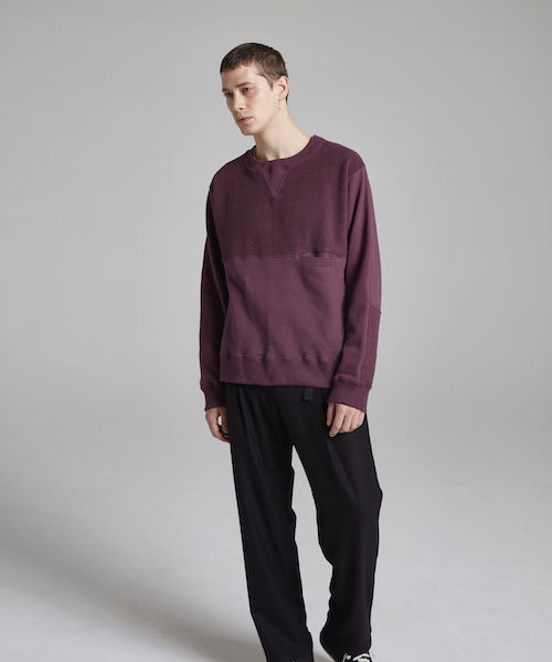 SToL（ストル）の「msw491-Trainer トレーナー（スウェット・メンズ・グレー/ボルドー/ブラック・S/L/M）」の5枚目の写真