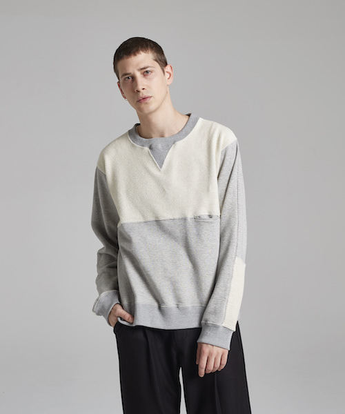 SToL（ストル）の「msw491-Trainer トレーナー（スウェット・メンズ・グレー/ボルドー/ブラック・S/L/M）」の6枚目の写真