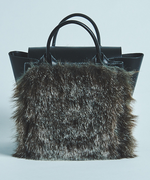 Laugoa（ラウゴア）の「【LAUGOA】 Trir 18526-12001（ハンドバッグ・レディース・ブラック/ベージュ・FREE）」の3枚目の写真