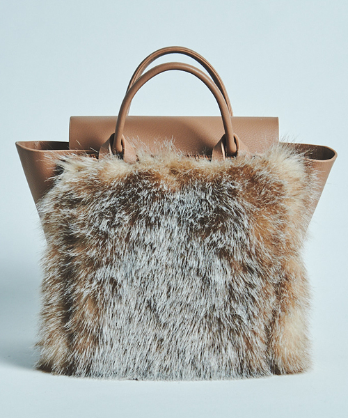 Laugoa（ラウゴア）の「【LAUGOA】 Trir 18526-12001（ハンドバッグ・レディース・ブラック/ベージュ・FREE）」の5枚目の写真