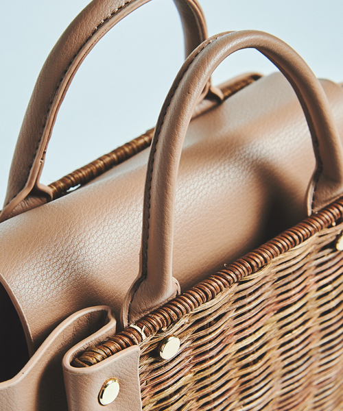 Laugoa（ラウゴア）の「【LAUGOA】 Trir 18526-12001（ハンドバッグ・レディース・ブラック/ベージュ・FREE）」の7枚目の写真