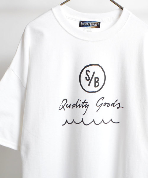 SURF/BRAND(サーフブランド)の「SURF/BRAND SEEKロゴプリントTシャツ(Tシャツ/カットソー・メンズ・ホワイト/ブラック・S/M/L/XL)」の6枚目の写真