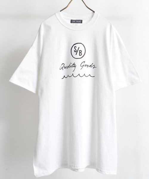 SURF/BRAND(サーフブランド)の「SURF/BRAND SEEKロゴプリントTシャツ(Tシャツ/カットソー・メンズ・ホワイト/ブラック・S/M/L/XL)」の7枚目の写真