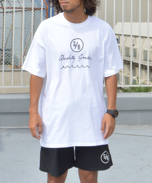 SURF/BRAND(サーフブランド)の「SURF/BRAND SEEKロゴプリントTシャツ(Tシャツ/カットソー・メンズ・ホワイト/ブラック・S/M/L/XL)」の14枚目の写真