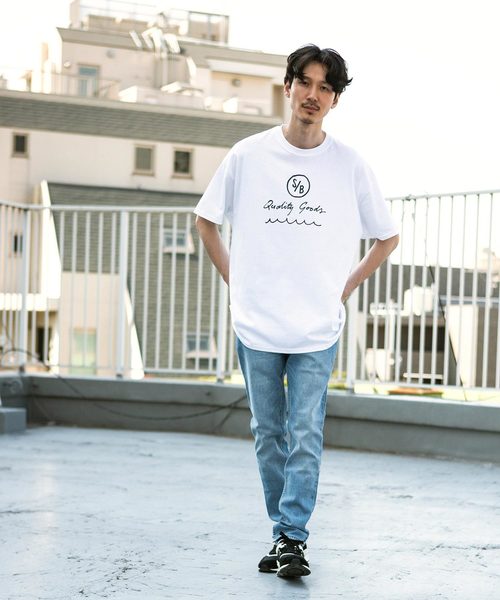 SURF/BRAND(サーフブランド)の「SURF/BRAND SEEKロゴプリントTシャツ(Tシャツ/カットソー・メンズ・ホワイト/ブラック・S/M/L/XL)」の12枚目の写真