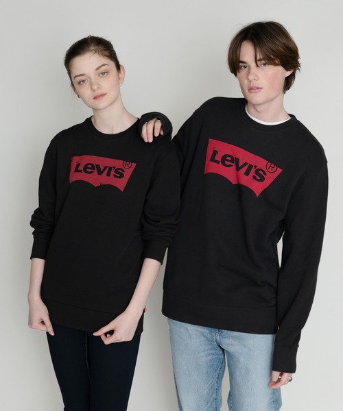 Levi's(リーバイス)の「Levi's/リーバイス バットウィング グラフィックロゴスウェットシャツ ブラック G HM AMA CREW GAP BLACK GRAPHIC(スウェット・メンズ・ブラック・SMALL/MEDIUM/LARGE/XS/XL/XXL)」の11枚目の写真