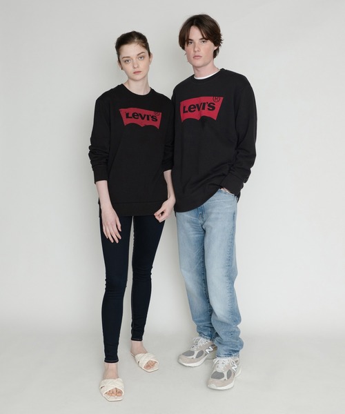 Levi's(リーバイス)の「Levi's/リーバイス バットウィング グラフィックロゴスウェットシャツ ブラック G HM AMA CREW GAP BLACK GRAPHIC(スウェット・メンズ・ブラック・SMALL/MEDIUM/LARGE/XS/XL/XXL)」の10枚目の写真