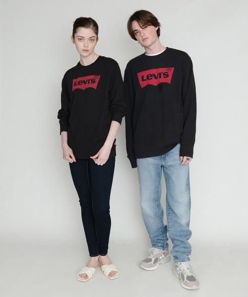 Levi's(リーバイス)の「Levi's/リーバイス バットウィング グラフィックロゴスウェットシャツ ブラック G HM AMA CREW GAP BLACK GRAPHIC(スウェット・メンズ・ブラック・SMALL/MEDIUM/LARGE/XS/XL/XXL)」の8枚目の写真