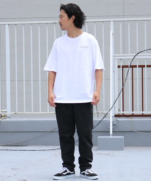 Dickies（ディッキーズ）の「Dickies/ディッキーズ TCツイル ストレッチタック入りテーパードパンツ（チノパンツ・メンズ・ブラック/ベージュ・32inch/30inch/28inch/34inch/36inch）」の12枚目の写真