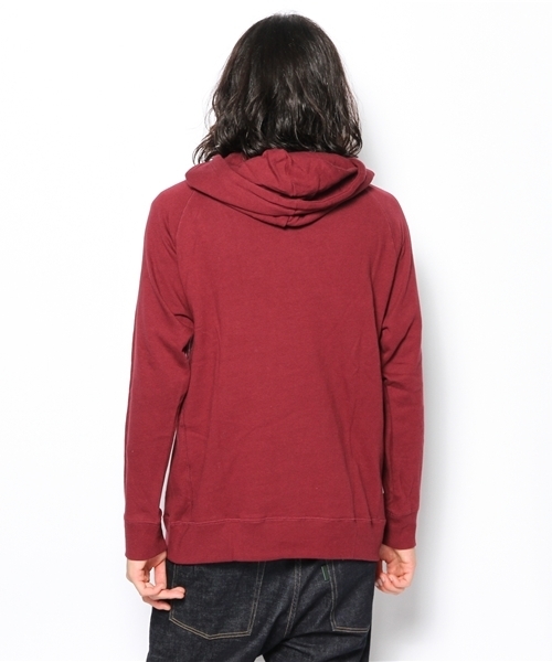 WEGO(ウィゴー)の「WEGO/DUKEワッペンプルパーカー(パーカー・メンズ・ワイン/グレー/ホワイト・LARGE/MEDIUM)」の6枚目の写真