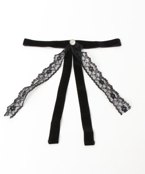 新品未使用タグ付　アクシーズファム　グレンチェック花柄ワンピース　クロ　Mサイズ axes femme（アクシーズファム）の「グレンチェック花柄