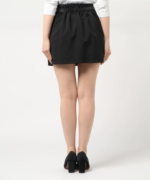 archives（アルシーヴ）の「ベルト付きスリットスカパン（スカート・レディース・ブラック/モカ/ネイビー・MEDIUM）」の4枚目の写真