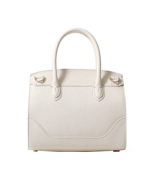 PELLE MORBIDA（ペッレモルビダ）の「VEＬA（ヴェーラ）被せハンドバッグ（ハンドバッグ・レディース・ブラック/オレンジ/アイボリー/グレー系その他/グレー/グレイッシュベージュ・FREE）」の12枚目の写真