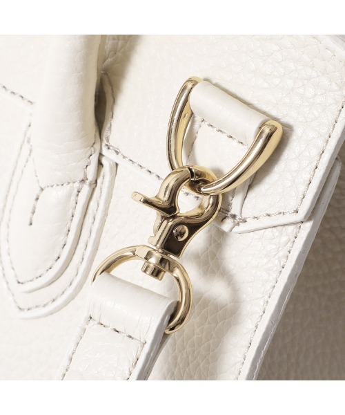 PELLE MORBIDA（ペッレモルビダ）の「VEＬA（ヴェーラ）被せハンドバッグ（ハンドバッグ・レディース・ブラック/オレンジ/アイボリー/グレー系その他/グレー/グレイッシュベージュ・FREE）」の17枚目の写真