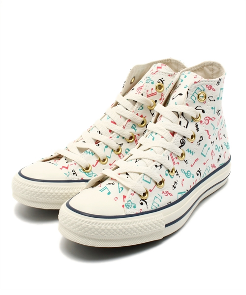 CONVERSE（コンバース）の「ALL STAR MINIM HI/オールスター ミニム HI（スニーカー・レディース・ホワイト/ブラック・3.5/5.5/4.5/5/3/6/4）」の2枚目の写真