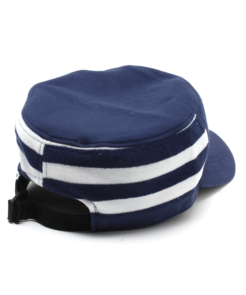 BEAMS（ビームス）の「○BEAMS / スウェット ボーダー ワークキャップ（キャップ・メンズ・グレー/ブラック/ネイビー・ONE SIZE）」の7枚目の写真