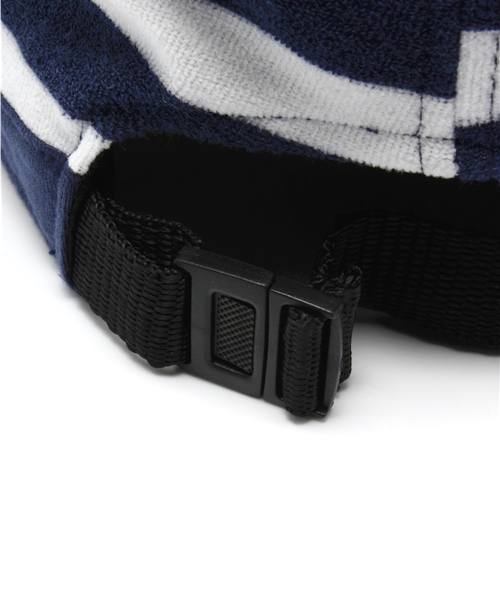 BEAMS（ビームス）の「○BEAMS / スウェット ボーダー ワークキャップ（キャップ・メンズ・グレー/ブラック/ネイビー・ONE SIZE）」の8枚目の写真