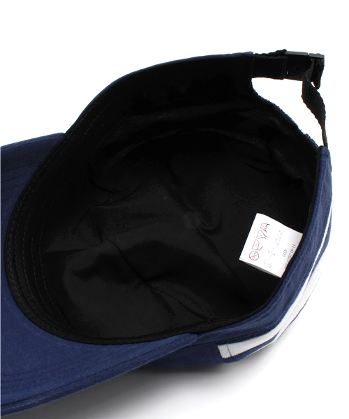 BEAMS（ビームス）の「○BEAMS / スウェット ボーダー ワークキャップ（キャップ・メンズ・グレー/ブラック/ネイビー・ONE SIZE）」の9枚目の写真