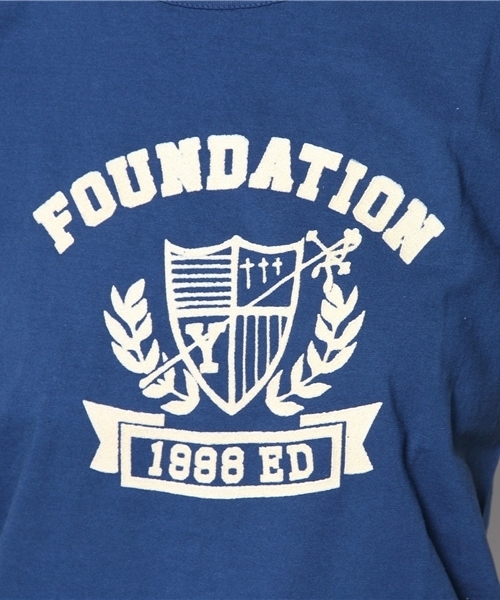 BEAMS BOY（ビームスボーイ）の「BEAMS BOY / カレッジプリント Tシャツ（Tシャツ/カットソー・レディース・ホワイト/チャコールグレー/ネイビー・ONE SIZE）」の13枚目の写真