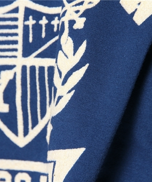 BEAMS BOY（ビームスボーイ）の「BEAMS BOY / カレッジプリント Tシャツ（Tシャツ/カットソー・レディース・ホワイト/チャコールグレー/ネイビー・ONE SIZE）」の4枚目の写真