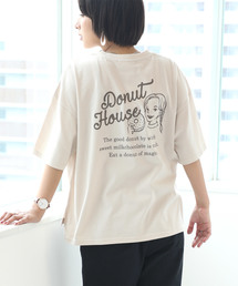 classicalelf | ドーナツ＆ガールのプリントTシャツ（半袖）(Tシャツ/カットソー)
