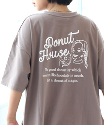 classicalelf | ドーナツ＆ガールのプリントTシャツ（半袖）(Tシャツ/カットソー)