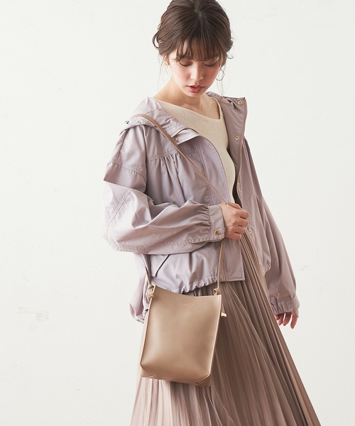 natural couture（ナチュラルクチュール）の「ボリューム袖マウンテンパーカー（マウンテンパーカー・レディース・ベージュ/アイボリー/ピンクベージュ・FREE）」の3枚目の写真