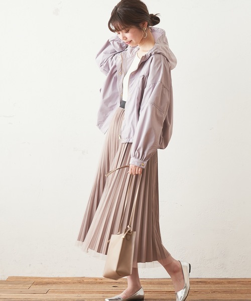 natural couture（ナチュラルクチュール）の「ボリューム袖マウンテンパーカー（マウンテンパーカー・レディース・ベージュ/アイボリー/ピンクベージュ・FREE）」の15枚目の写真