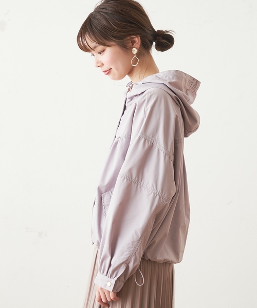 natural couture（ナチュラルクチュール）の「ボリューム袖マウンテンパーカー（マウンテンパーカー・レディース・ベージュ/アイボリー/ピンクベージュ・FREE）」の12枚目の写真