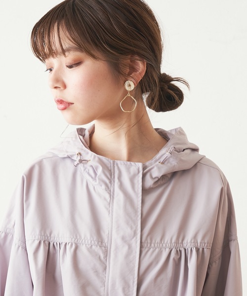 natural couture（ナチュラルクチュール）の「ボリューム袖マウンテンパーカー（マウンテンパーカー・レディース・ベージュ/アイボリー/ピンクベージュ・FREE）」の10枚目の写真