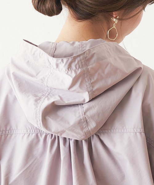natural couture（ナチュラルクチュール）の「ボリューム袖マウンテンパーカー（マウンテンパーカー・レディース・ベージュ/アイボリー/ピンクベージュ・FREE）」の8枚目の写真