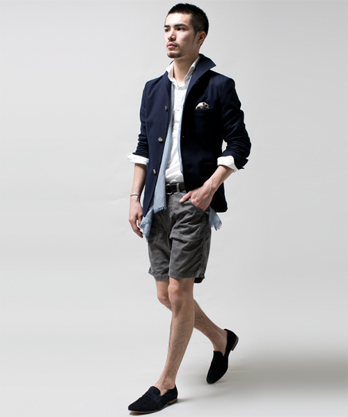 NANO universe（ナノユニバース）の「ハニカムカノコイタリーJK（テーラードジャケット・メンズ・ブラック/ネイビー/ダークネイビー・LARGE/X-LARGE/SMALL/MEDIUM）」の18枚目の写真