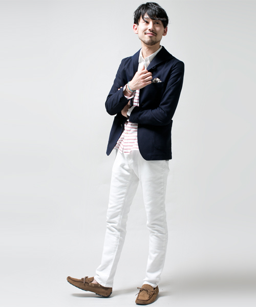 NANO universe（ナノユニバース）の「ハニカムカノコイタリーJK（テーラードジャケット・メンズ・ブラック/ネイビー/ダークネイビー・LARGE/X-LARGE/SMALL/MEDIUM）」の19枚目の写真