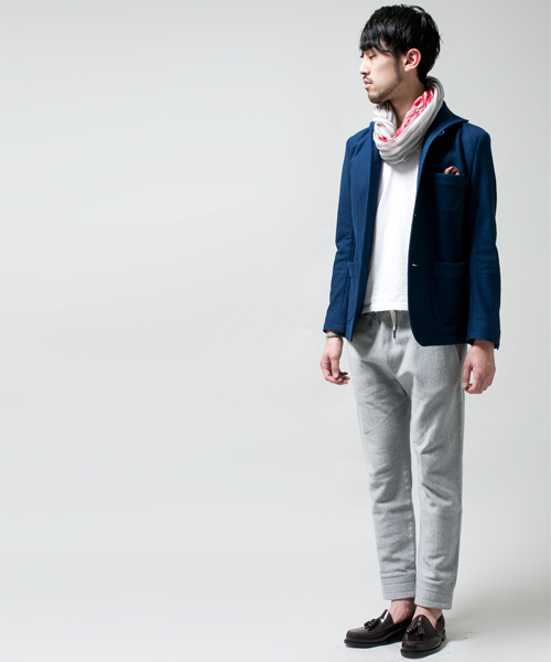 NANO universe（ナノユニバース）の「ハニカムカノコイタリーJK（テーラードジャケット・メンズ・ブラック/ネイビー/ダークネイビー・LARGE/X-LARGE/SMALL/MEDIUM）」の20枚目の写真