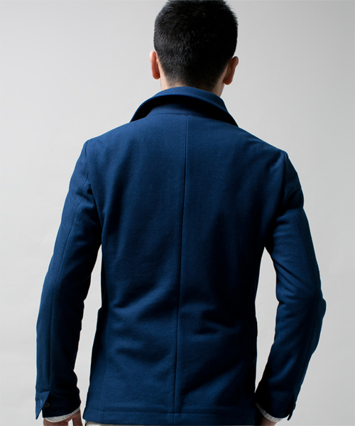 NANO universe（ナノユニバース）の「ハニカムカノコイタリーJK（テーラードジャケット・メンズ・ブラック/ネイビー/ダークネイビー・LARGE/X-LARGE/SMALL/MEDIUM）」の5枚目の写真