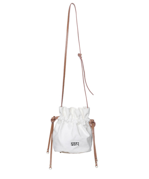 Ameri（アメリ）の「PASS CODE DRAWSTRING BAG（ハンドバッグ・レディース・オフホワイト・FREE）」の6枚目の写真