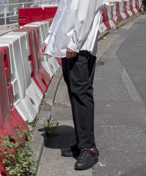 MAISON SPECIAL（メゾンスペシャル）の「"TECH FABRIC" SOLOTEX/ソロテックスアンクルストレッチテーパードパンツ【MAISON SPECIAL/メゾンスペシャル】（スラックス・メンズ・ベージュ/ブラック/カーキ/ネイビー・46/44/48）」の20枚目の写真