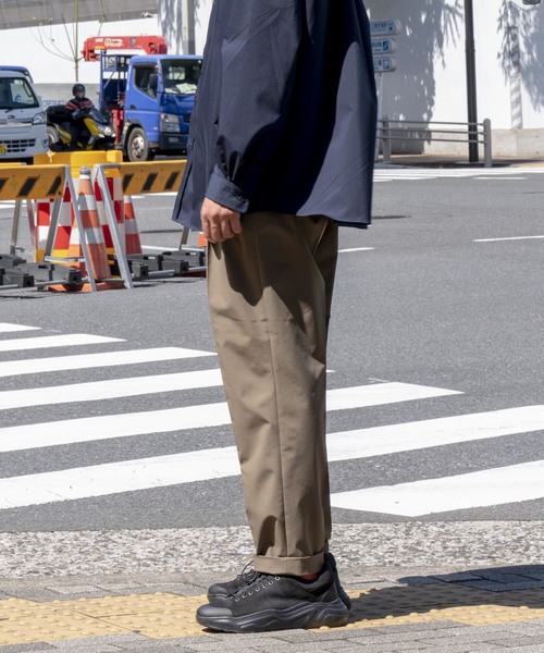 MAISON SPECIAL（メゾンスペシャル）の「"TECH FABRIC" SOLOTEX/ソロテックスアンクルストレッチテーパードパンツ【MAISON SPECIAL/メゾンスペシャル】（スラックス・メンズ・ベージュ/ブラック/カーキ/ネイビー・46/44/48）」の14枚目の写真