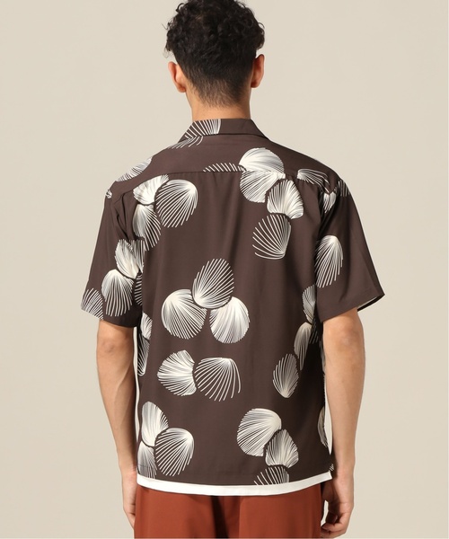 417 EDIFICE（フォーワンセブンエディフィス）の「ストレッチ アロハシャツ（シャツ/ブラウス・メンズ・ブラック/ベージュ/ブラウン・SMALL/MEDIUM/LARGE/X-LARGE）」の7枚目の写真