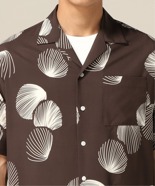 417 EDIFICE（フォーワンセブンエディフィス）の「ストレッチ アロハシャツ（シャツ/ブラウス・メンズ・ブラック/ベージュ/ブラウン・SMALL/MEDIUM/LARGE/X-LARGE）」の8枚目の写真