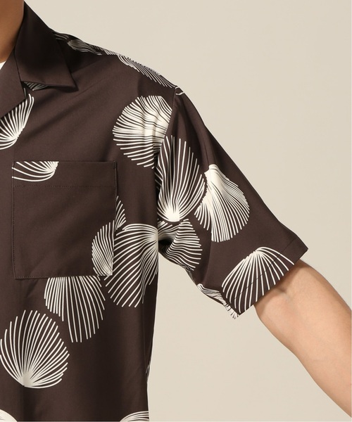 417 EDIFICE（フォーワンセブンエディフィス）の「ストレッチ アロハシャツ（シャツ/ブラウス・メンズ・ブラック/ベージュ/ブラウン・SMALL/MEDIUM/LARGE/X-LARGE）」の10枚目の写真