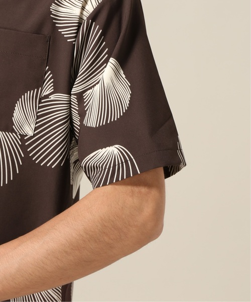 417 EDIFICE（フォーワンセブンエディフィス）の「ストレッチ アロハシャツ（シャツ/ブラウス・メンズ・ブラック/ベージュ/ブラウン・SMALL/MEDIUM/LARGE/X-LARGE）」の11枚目の写真