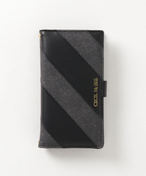 多機種対応 マルチ手帳ケース Cecilmcbee ダイアゴナルストライプ スマホケース カバー Cecil Mcbee セシルマクビー のファッション通販 Zozotown