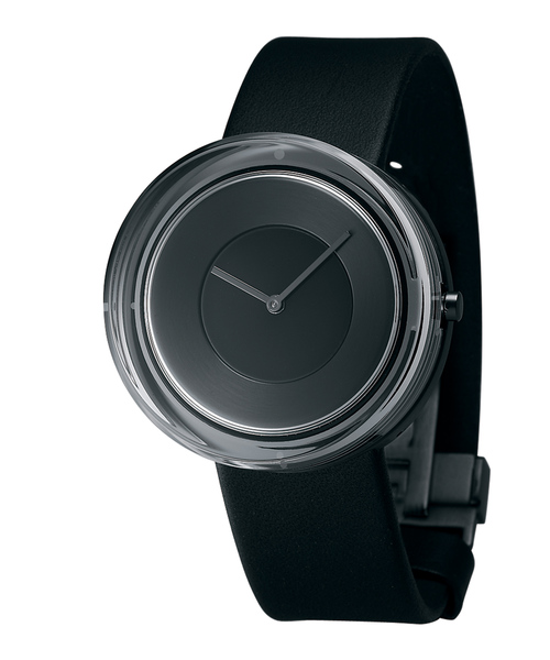 ISSEY MIYAKE(イッセイミヤケ)の「ISSEY MIYAKE WATCH / "Glass Watch by TOKUJIN YOSHIOKA" リストウォッチ(アナログ腕時計・メンズ・ブラック・FREE)」の1枚目の写真