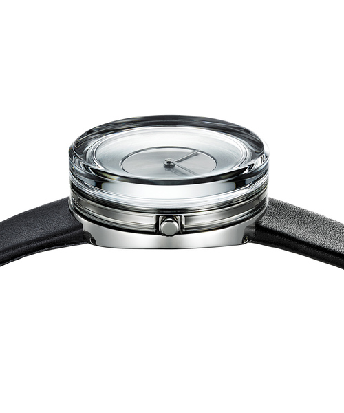 ISSEY MIYAKE(イッセイミヤケ)の「ISSEY MIYAKE WATCH / "Glass Watch by TOKUJIN YOSHIOKA" リストウォッチ(アナログ腕時計・メンズ・ブラック・FREE)」の3枚目の写真