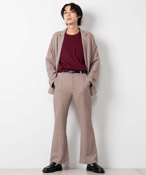 WEGO(ウィゴー)の「WEGO/【セットアップ対応商品】クラシックチェックダブルテーラードジャケット(テーラードジャケット・メンズ・ブラウン系その他2/グレー系その他2・MEDIUM/LARGE)」の17枚目の写真