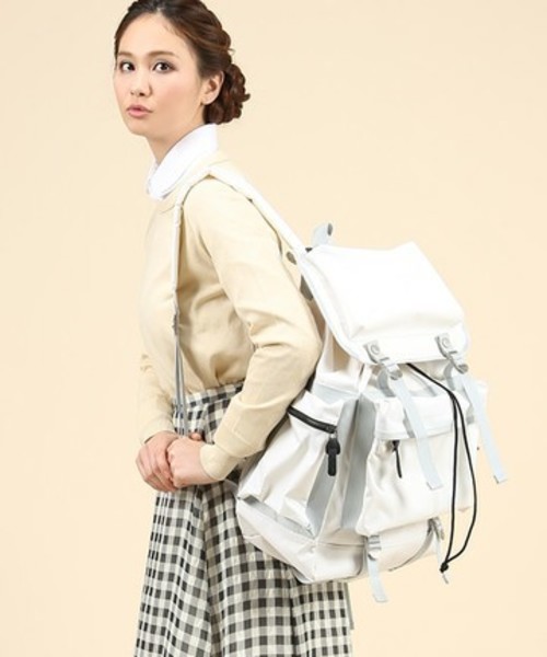 603（ロクマルサン）の「603 4ポケット ナイロンリュック（バックパック/リュック・レディース・ホワイト・FREE）」の21枚目の写真
