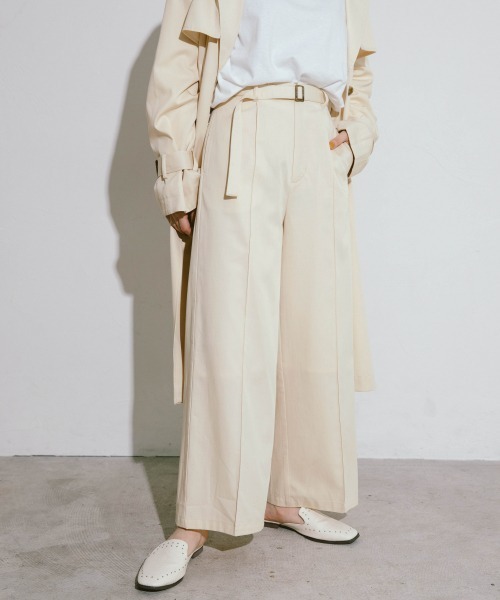 PAGEBOY（ページボーイ）の「Cテンセルトレンチ セットアップパンツ（その他パンツ・レディース・ブラック/ベージュ/ライトベージュ・FREE）」の16枚目の写真