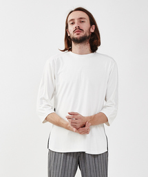 5351 POUR LES HOMMES（ゴーサンゴーイチプールオム）の「サイドジップ異素材プルオーバー（Tシャツ/カットソー）」